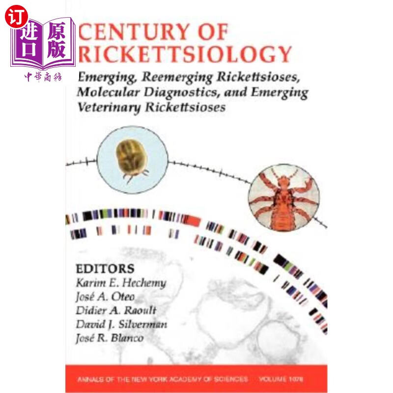 海外直订医药图书century of rickettsiology: emerging, reemerging