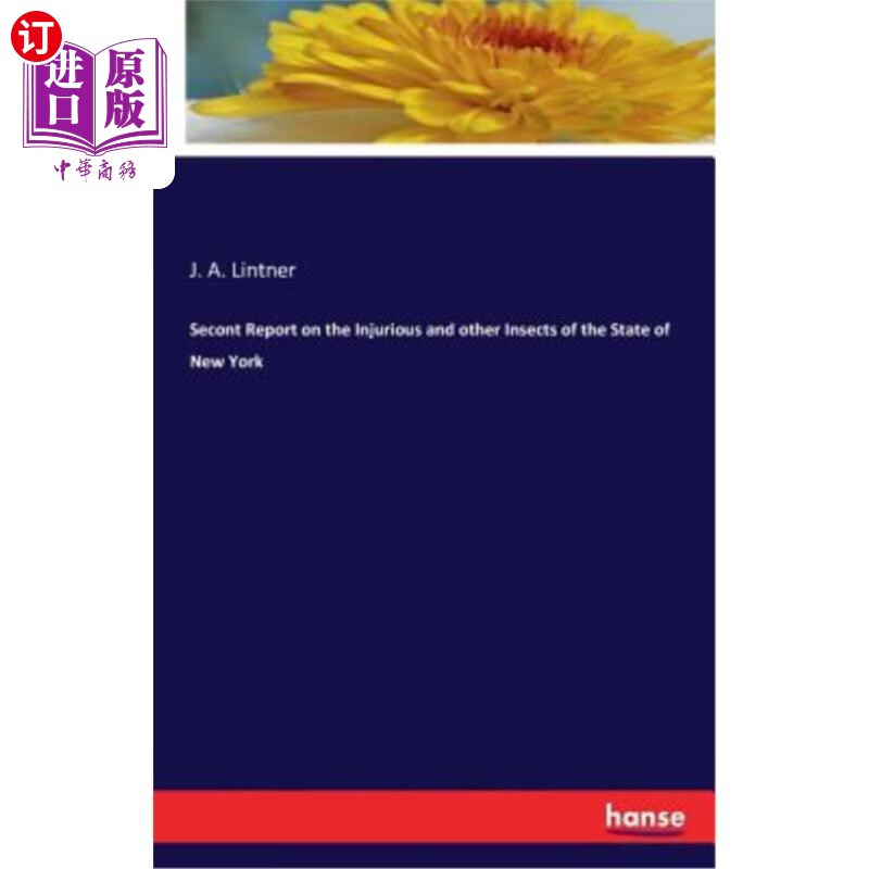 海外直订secont report on the injurious and other insects of the