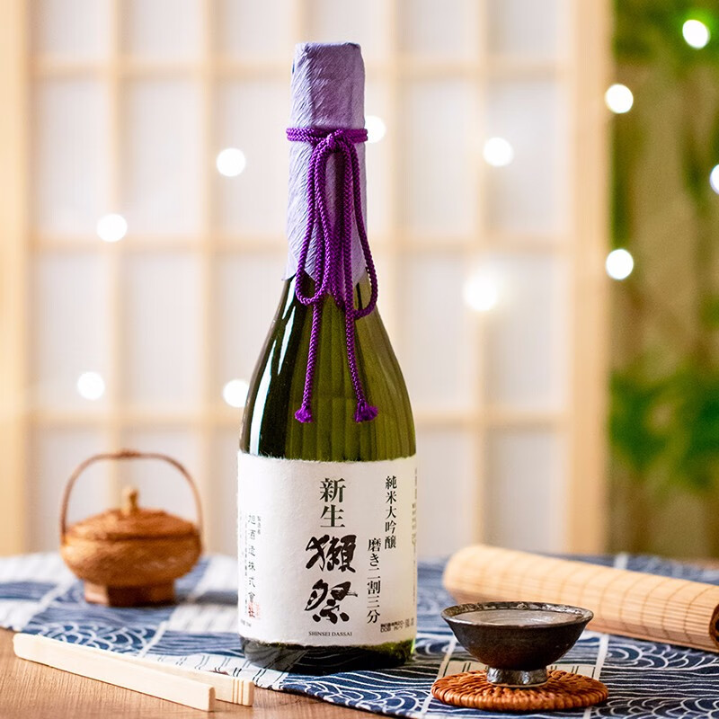 獭祭日本原装进口洋酒 獭祭23新生纯米大吟酿清酒720ml 单瓶