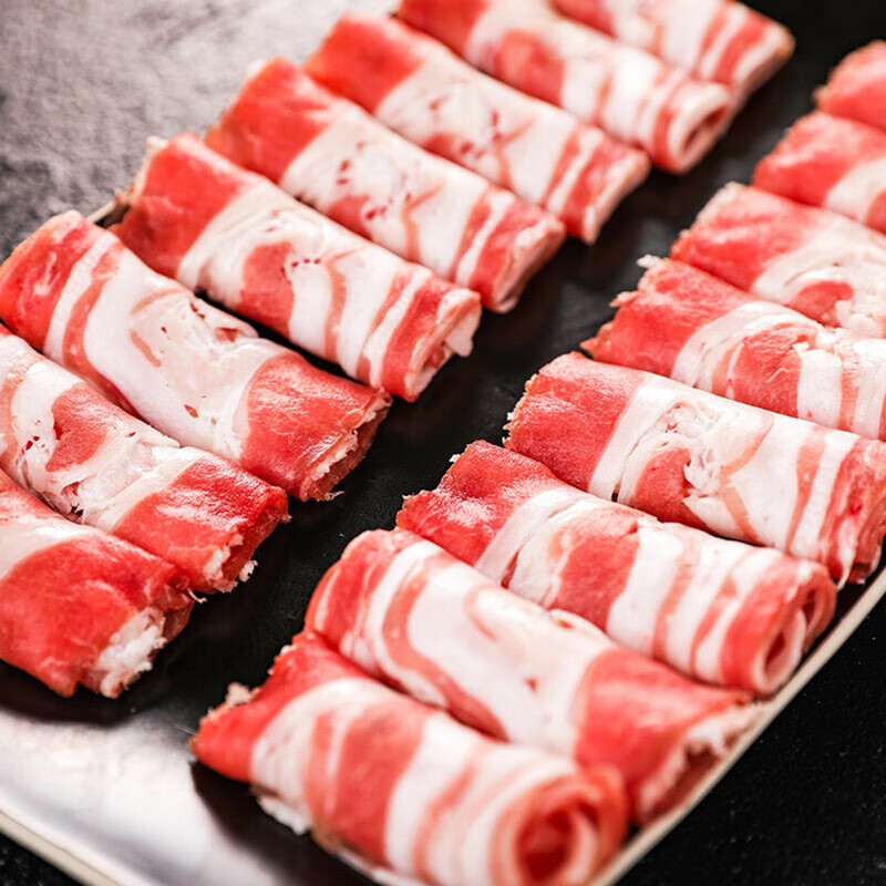 诺西贝诺西贝 精选羔羊肉卷 草饲散养火锅食材羊肉卷 精选羔羊肉卷 3斤