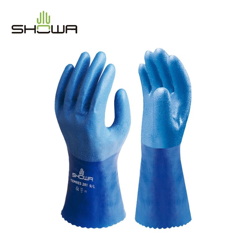 尚和手套(SHOWA) PU全浸手套 耐磨涂层涂胶防湿透气防护手套281 L码 1双 300492