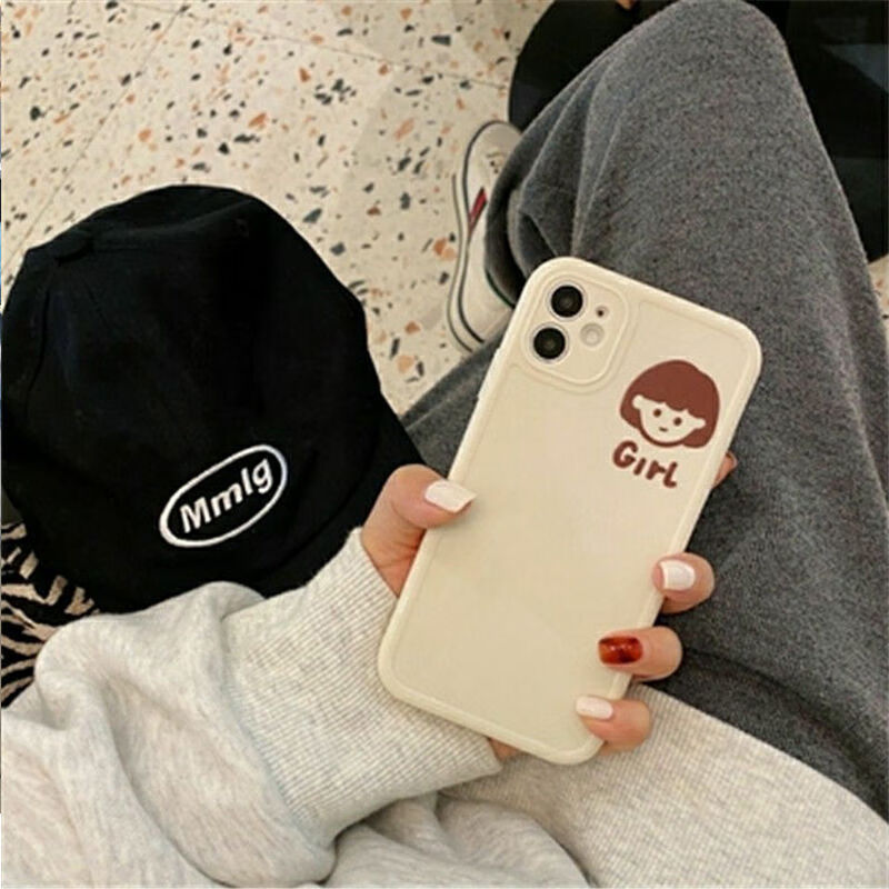 日韩情侣头像11promax苹果xs手机壳iphone8plus硅胶xr/7男女款12乔鸟