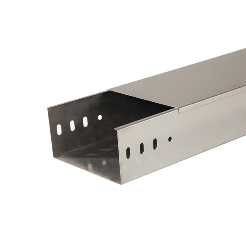 哩也波哩也300*100不锈钢镀锌槽式电线电缆桥架金属封闭式线槽 300*10