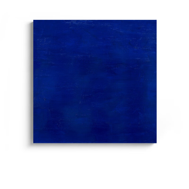 现代简约创意组合客厅装饰抽象沙发背景墙挂画玄关壁画 克莱因蓝 a款
