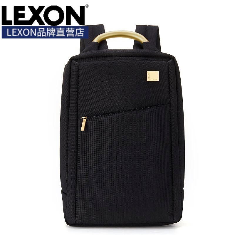 法国乐上LEXON 13.3/14英寸商务双肩电脑包女士mini防水电脑包 14寸梦幻黑