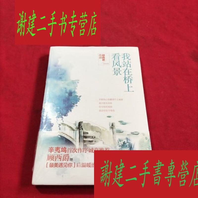 (旧书九成新)我站在桥上看风景【全新没有开封】