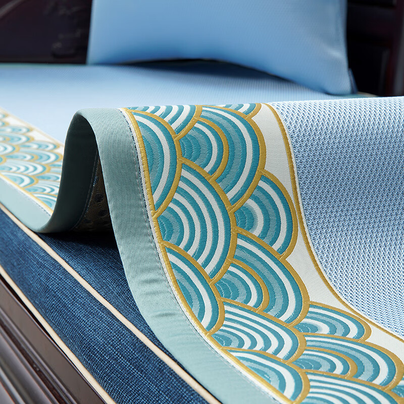 青卓冰丝-蓝色 55*55cm(不含海绵)