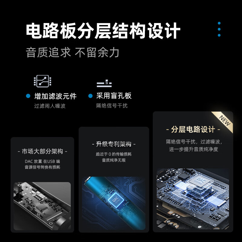 魅蓝HiFi3 CX31993小尾巴解码耳放 type-c转3.5耳机转接头器 hires认证音质独立DAC音频手机解码器