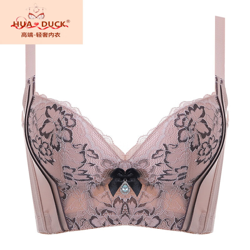 hua · duck品牌轻奢侈六排扣调整型内衣女聚拢收副乳防下垂外扩有