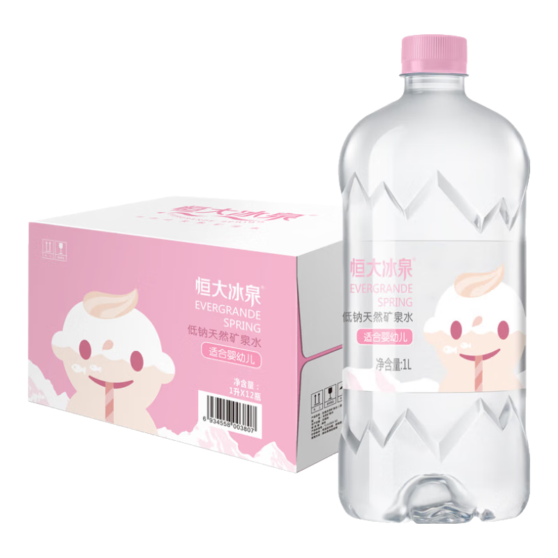 ���ڲ���������Ȫ����Ӥ����Ȫˮ��ͯ����ˮ�������̷۸�ʳר��ˮ����1L*12ƿ����63.9Ԫ