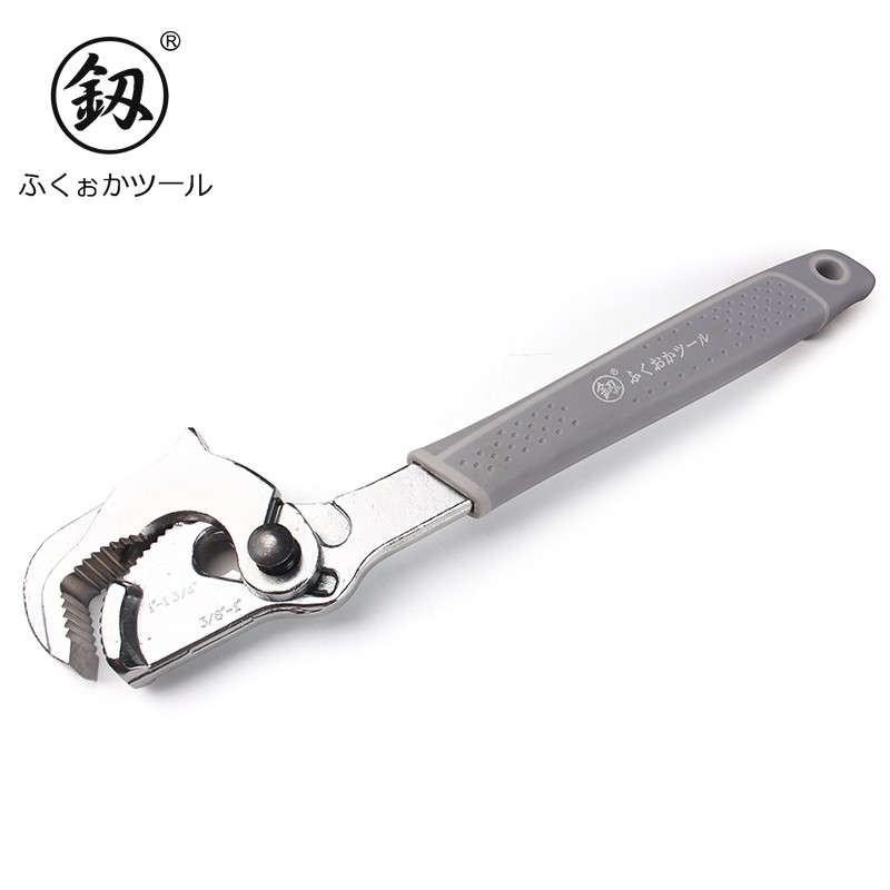 釰 福冈工具万能扳手多功能扳子升级款大开口二档位调节
