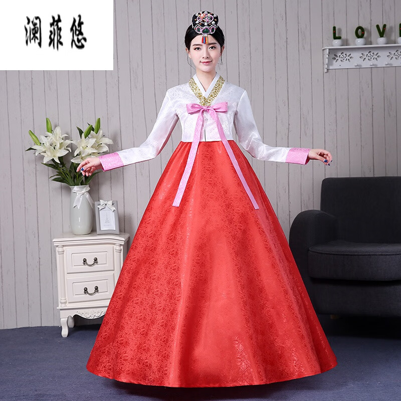 【朝鲜族舞蹈演出服装女】新款古装传统韩服女礼服少数大长今朝鲜族