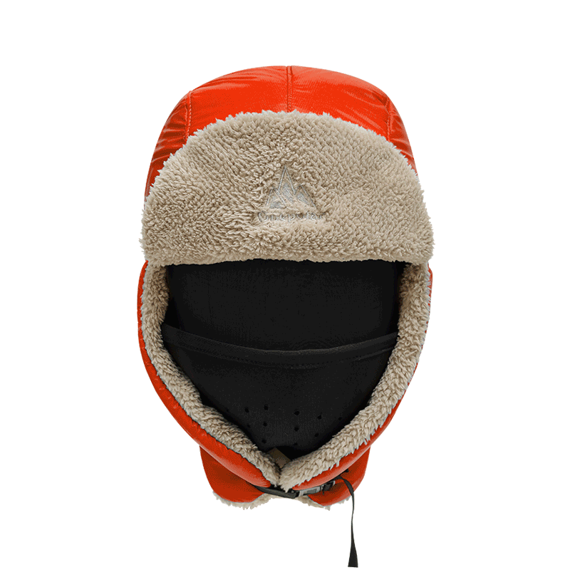 onepolar户外羽绒帽极地秋冬帽子男潮新款帽子保暖护耳运动滑雪帽