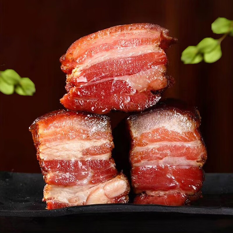 余晓明恩施腊肉五花肉腊后腿正宗烟熏腊肉农家自制湖北土特产500g