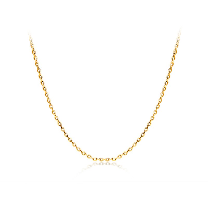 囍百合999黄金项链女士足金吊坠女生结婚纪念日礼物送女友老婆生日