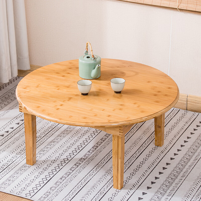 花乐集2023新款高档品质东北炕桌楠竹折叠炕桌东北大炕桌农村家用吃饭