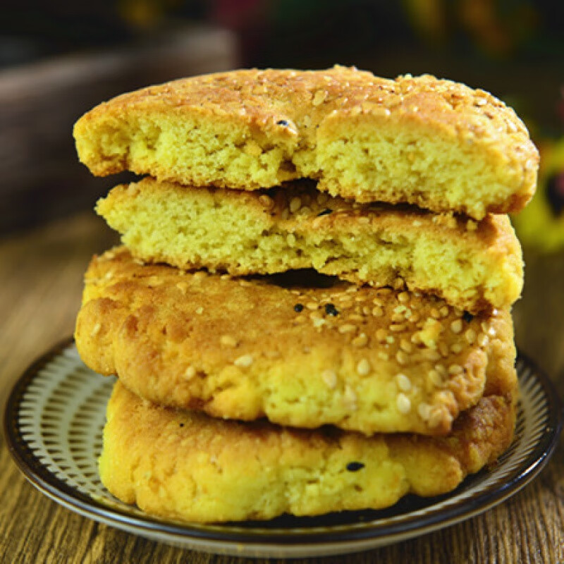 虎钢馋桃酥临洮酱菜园糕点女状元系列圆形香酥传统老式怀旧早餐包装