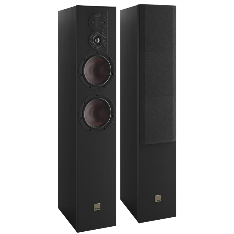 达尼（DALI） OPTICON6 MKII欧典6mk2 丹麦进口hifi高保真落地音箱 2声道无源音响 绸缎黑色