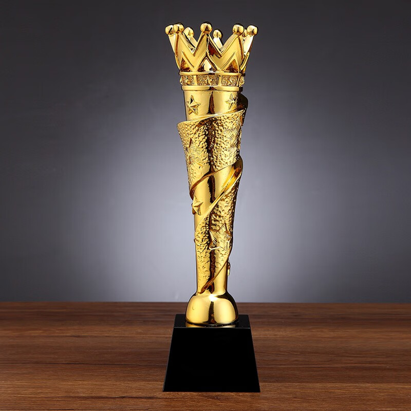英友(enyou)荣耀皇冠树脂奖杯荣誉颁奖运动会体育比赛奖杯企业定制一
