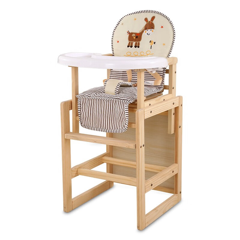 智贝 宝宝餐椅 儿童餐桌椅子 多功能便携吃饭座椅bb凳 婴儿实木餐椅 CY619