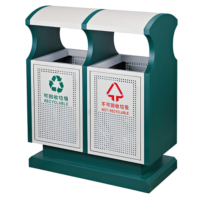 赞晨 户外分类垃圾桶市政环卫果皮箱垃圾箱室外公园环保分类垃圾桶