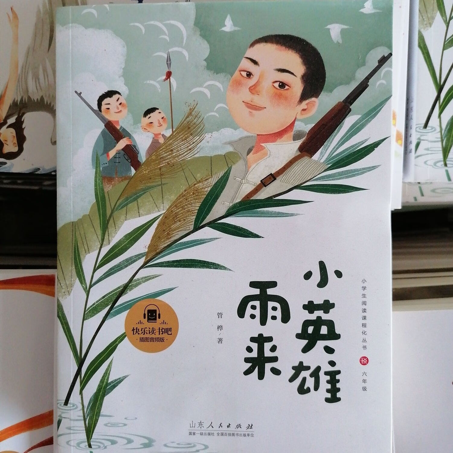 彩图音频版六年级童年爱的教育鲁滨逊雨来骑