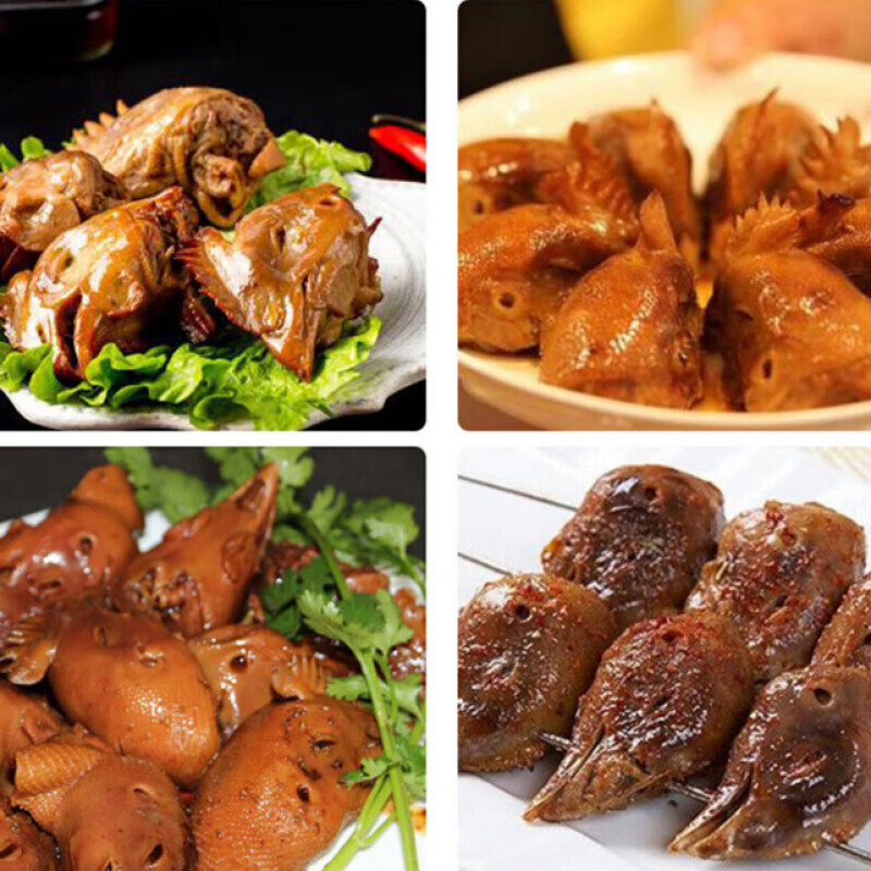 棠鲜生新鲜生鸡头大鸡头鸡脑袋麻辣鸡头烧烤卤鸡头食材4斤装约40个