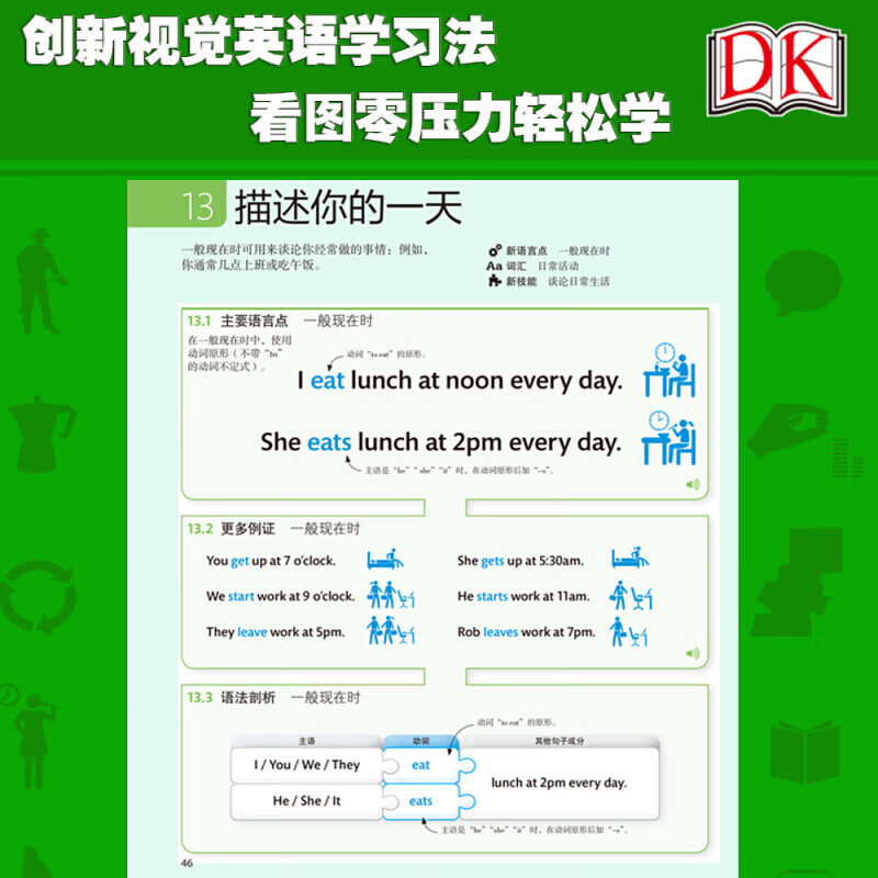 DK新视觉人人学英语全11十一本套装多规格自选DK英语10000词+第1234册教程+DK英语语法全书+练习册+词汇全书 DK英语10000词