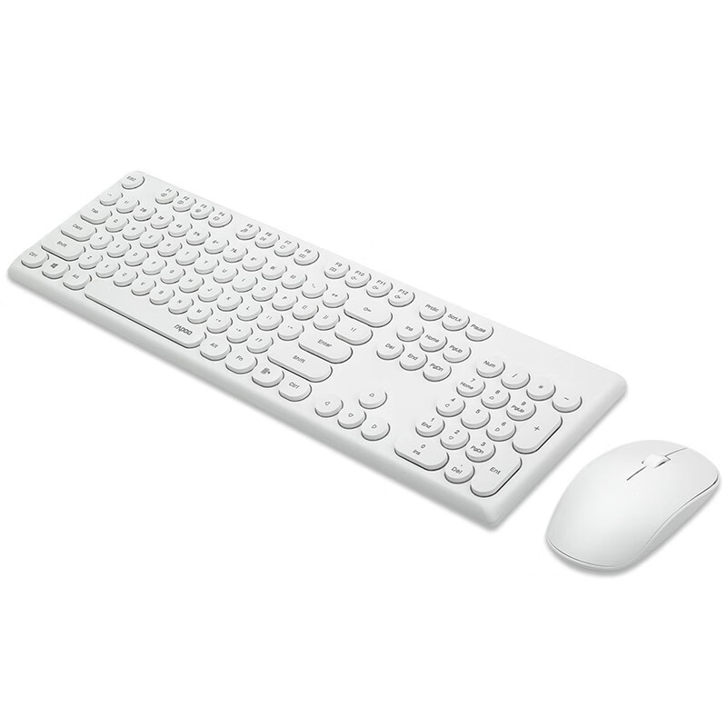 雷柏（Rapoo） X260 键鼠套装 无线键鼠套装 办公键盘鼠标套装 电脑键盘 笔记本键盘 白色