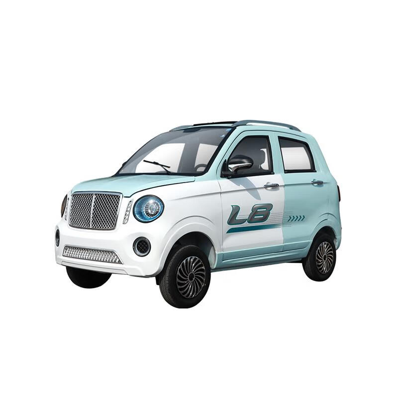 电动4轮女士小型家用接娃新款能源汽车 老头乐年人代步油电瓶车 裸车