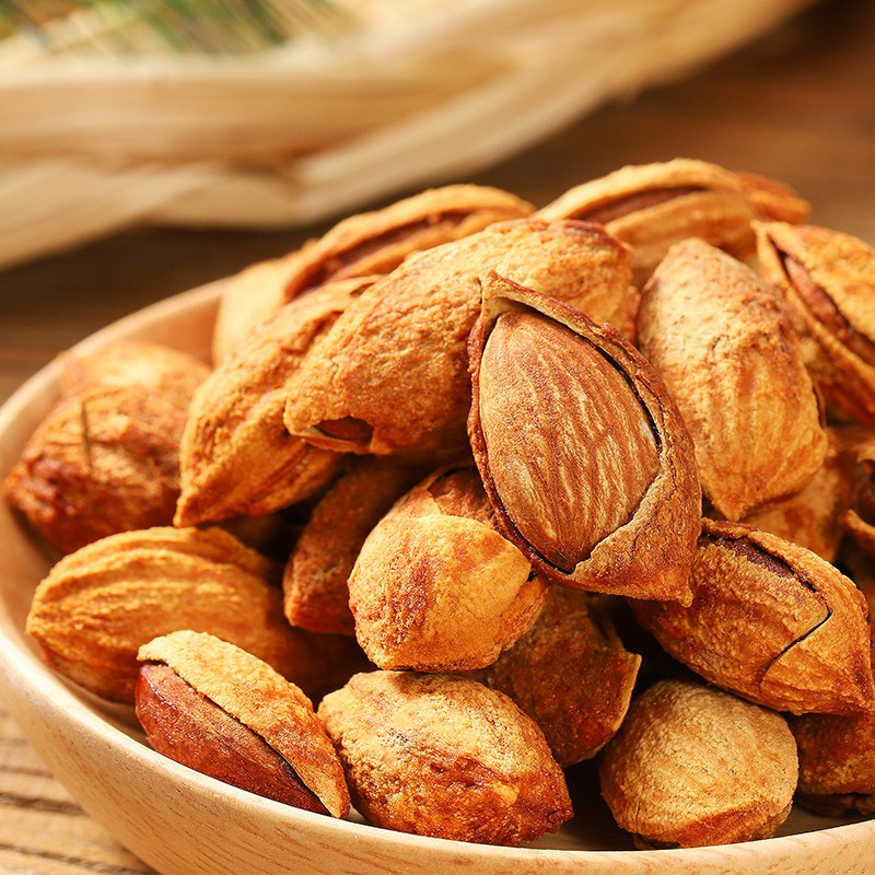 华味亨 盐焗巴旦木250g/袋 坚果炒货干果休闲零食特产 每日坚果手剥