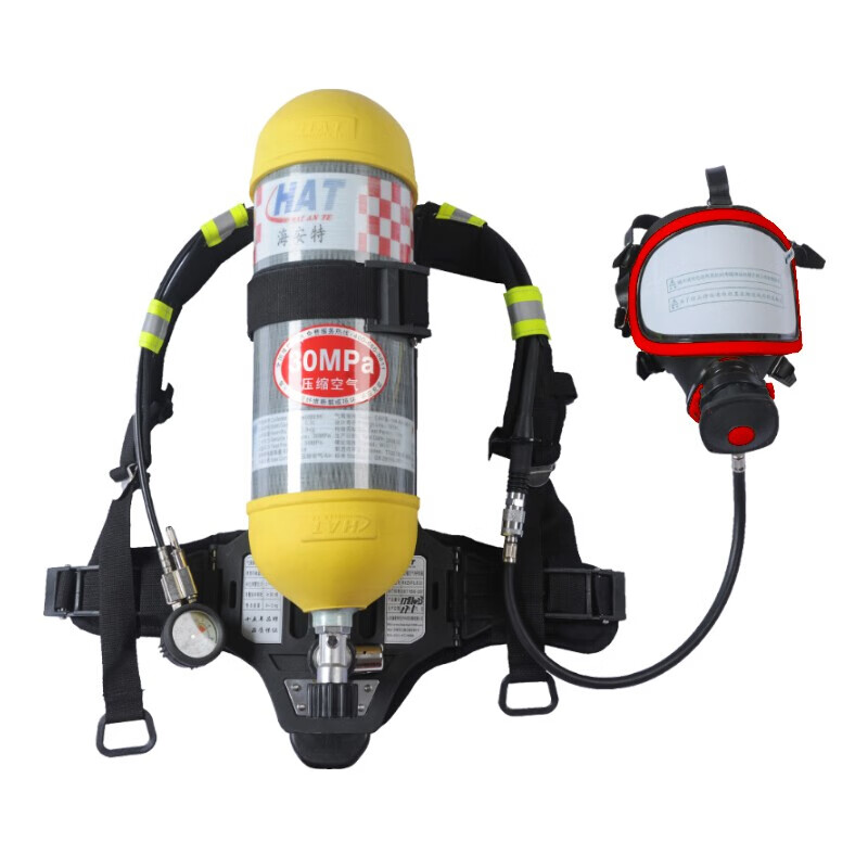 海安特HAT RHZKF6.8/30 正压式空气呼吸器 红色面罩款 1套