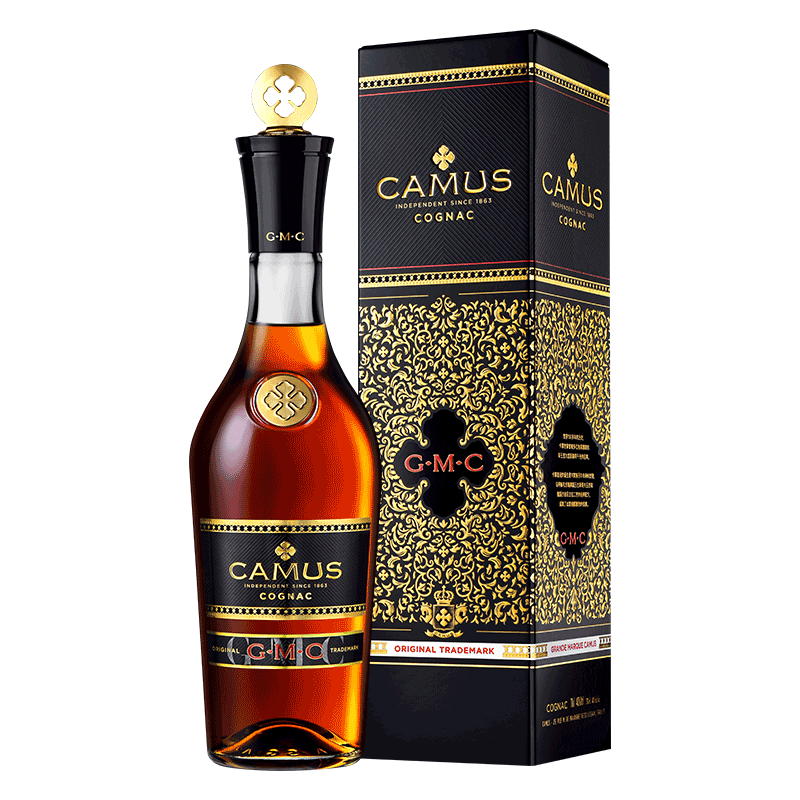 CAMUS 卡慕 皇冠GMC（新包装） 700ml 法国原装进口 干邑白兰地 洋酒