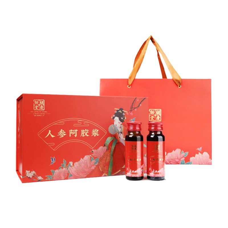胡庆余堂人参阿胶浆礼盒补品女性营养品生日礼物生日礼物送礼送长辈 750ml礼盒