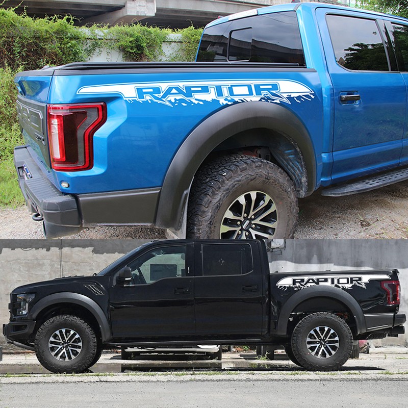 欣浩 车贴专用于福特猛禽f150改装后备箱拉花贴纸 17-2020款猛禽车身