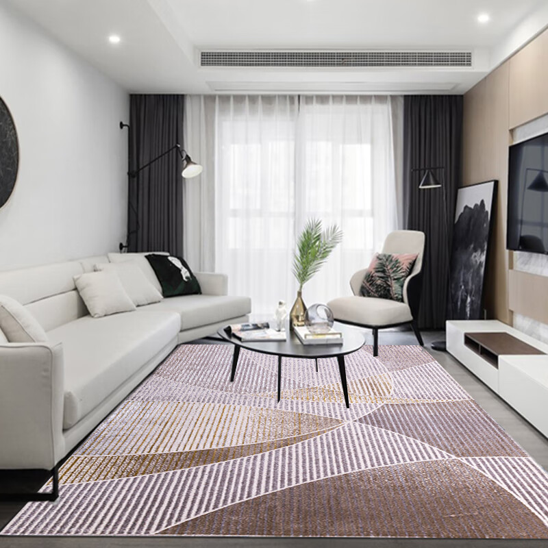 ins风北欧地毯客厅卧室房间地毯沙发茶几毯简约现代家用 半岛08 2000mm*2900mm