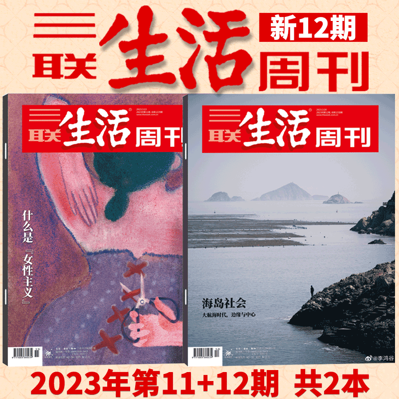 【共2本】三联生活周刊杂志  新闻时政热点话题 2023年 11+12期