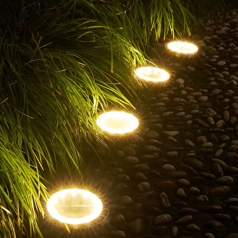 锐易太阳能灯地埋灯庭院灯户外七彩花园装饰楼梯led防水地插别墅景观