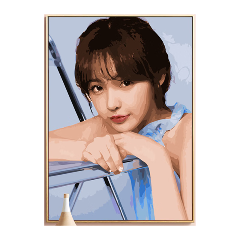 ����ʥ�������������ͻ�diy��Ƭ�����ֻ���ɫ������Ů����ɫ�����˽� �����ͻ�������48ɫ �������Ρ�60*80cm����+���ϻ��� 198Ԫ