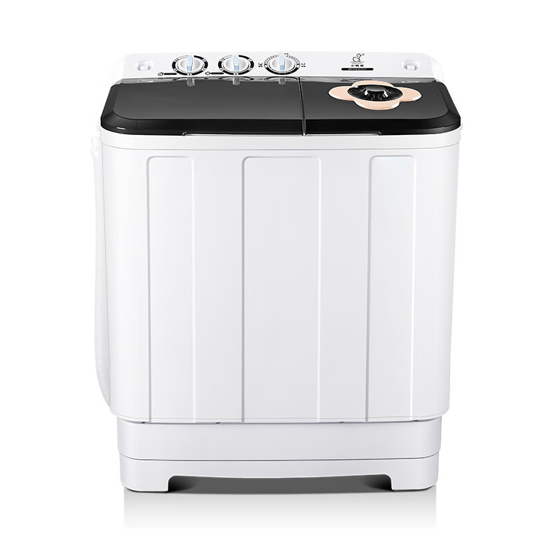小鸭牌大容量半自动洗衣机小型家用双桶双缸波轮洗衣机洗脱两用带甩干 8.5公斤双桶洗衣机