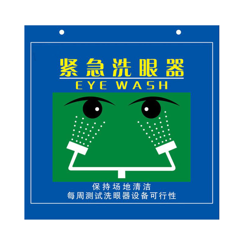 铜喷塑单口双口洗眼器验厂台式移动喷淋实验室化工耐腐蚀冲眼器 洗眼