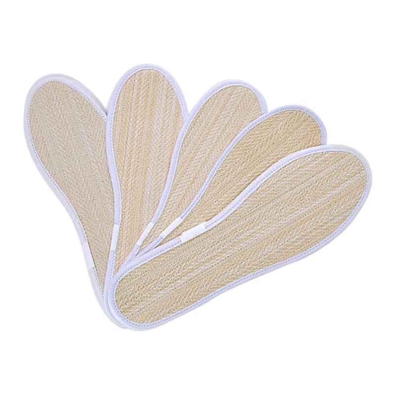 绿洲汉麻 全麻鞋垫男女吸湿透气运动军训鞋垫(2双装) 麻本色 36