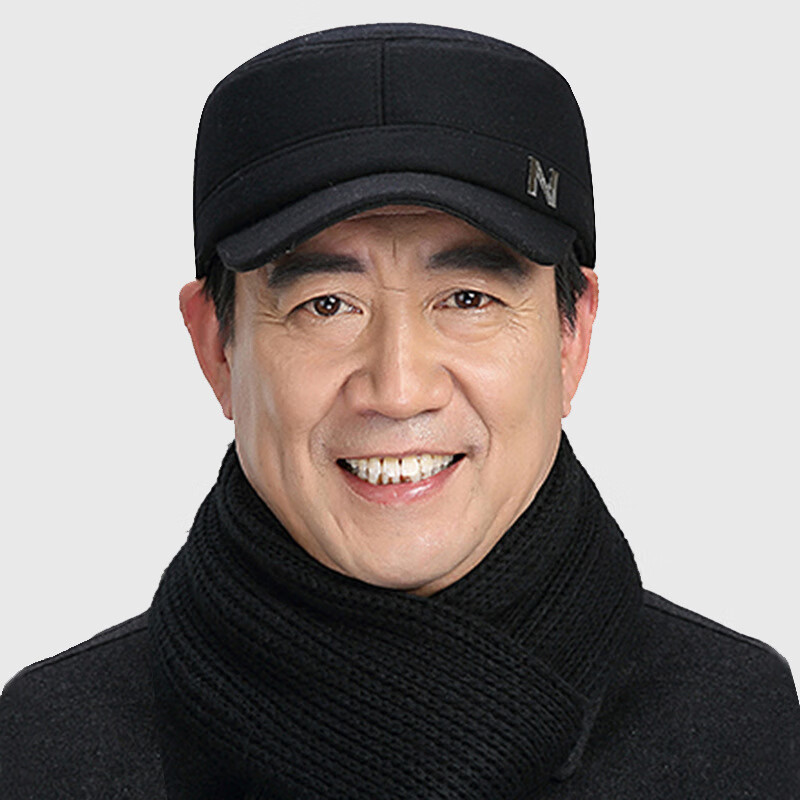潮范美杜莎拉老年人帽子男70岁老人老年帽子男款70岁爷爷中老年男士