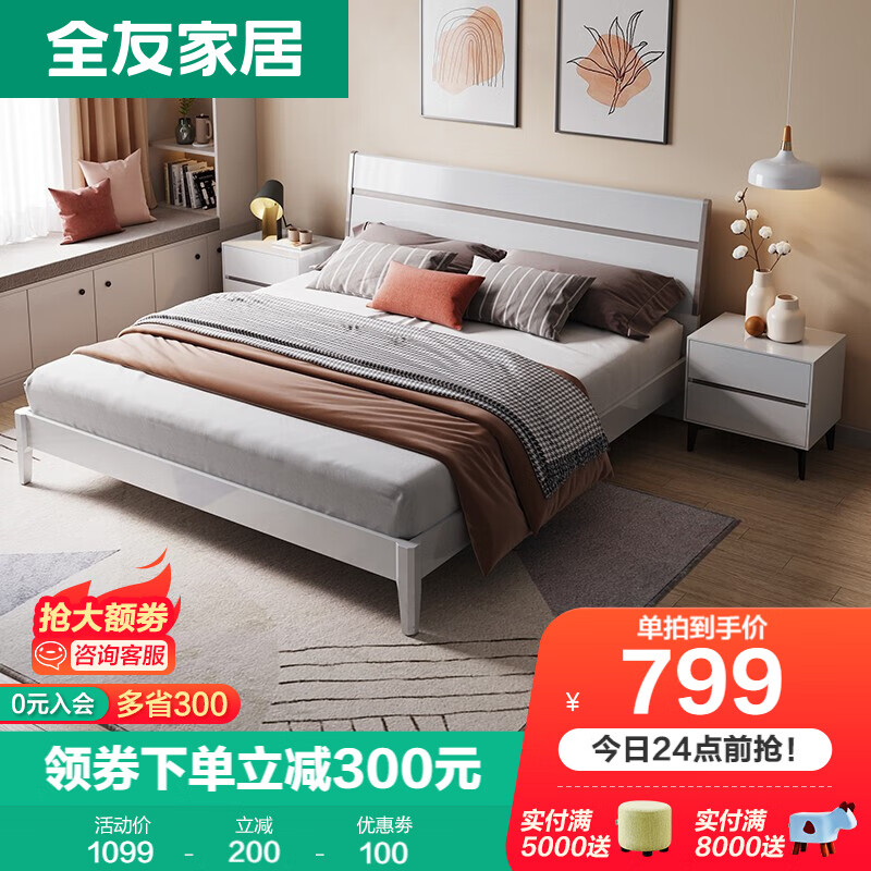 神解读【全友（QUANU）板式床】怎么样？性价比高吗？看看质量评测