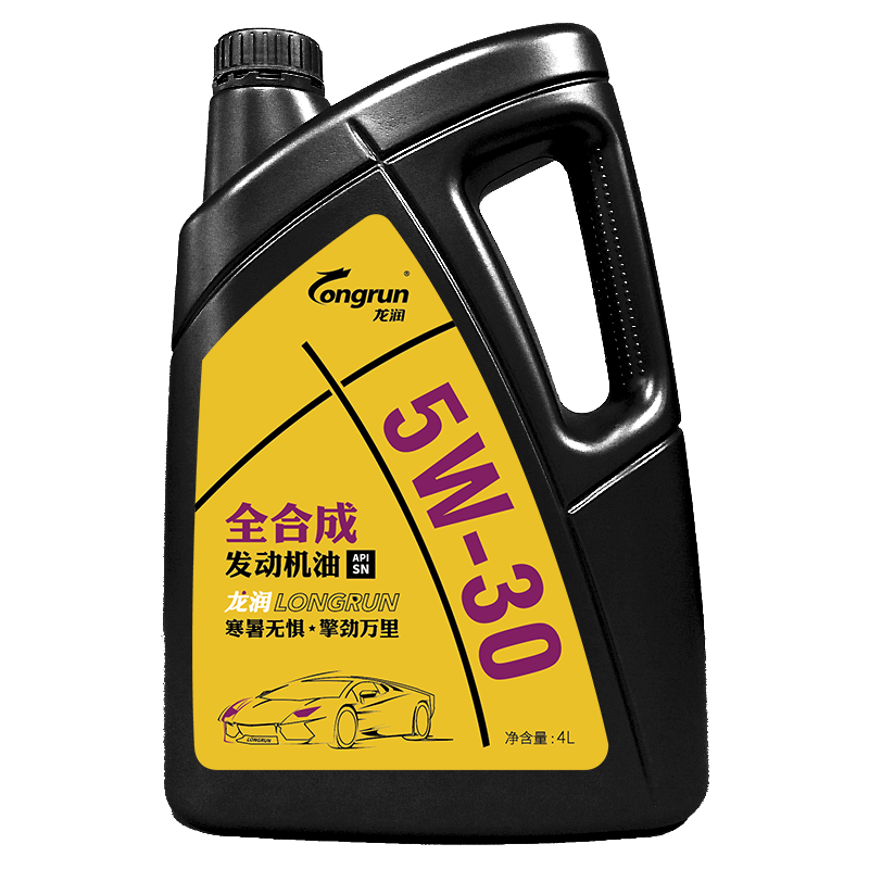 龍潤潤滑油全合成汽機(jī)油潤滑油 SN級(jí) 5W-30 4L
