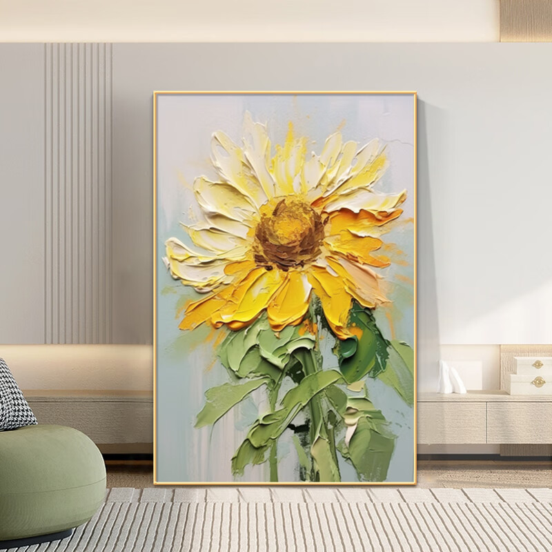 向阳花开a 4060cm奢侈金拉丝加厚铝合金框高