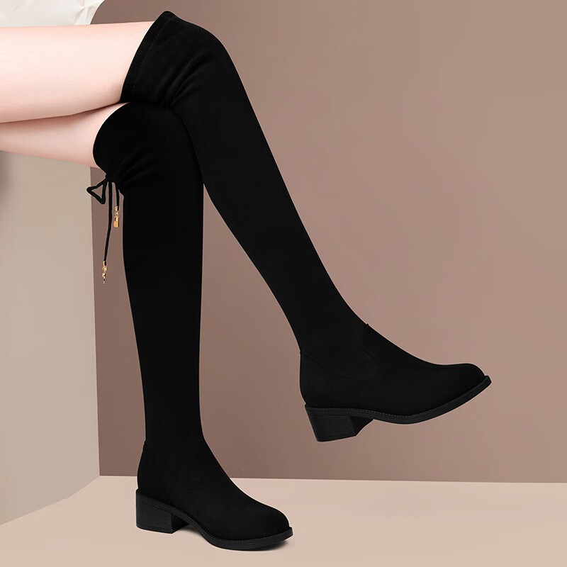 系带2020保暖加绒黑色靴子马丁女鞋女靴