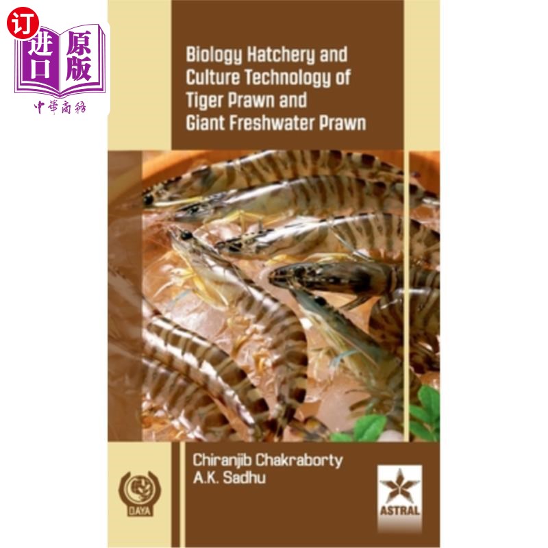 海外直订biology hatchery and culture technology of tiger prawn