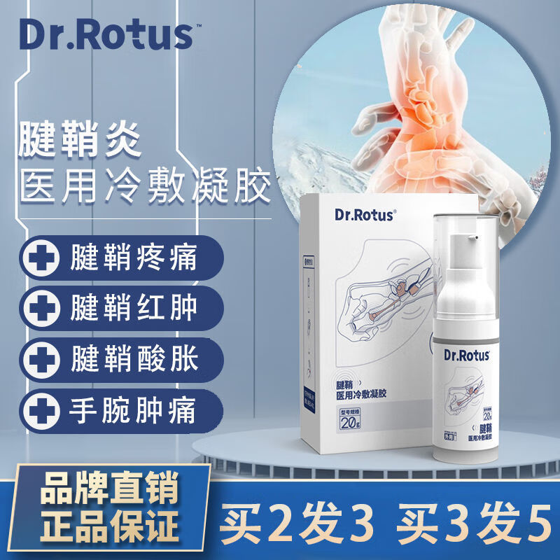腱鞘炎专用膏贴药腱鞘炎凝胶大拇指手腕腱鞘囊肿酸胀疼痛冷敷凝胶贴膏