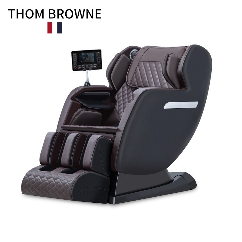 汤姆布朗Thom Browne 按摩椅家用全身零重力豪华太空舱按摩椅智能触摸大屏全自动沙发按摩椅 咖啡色